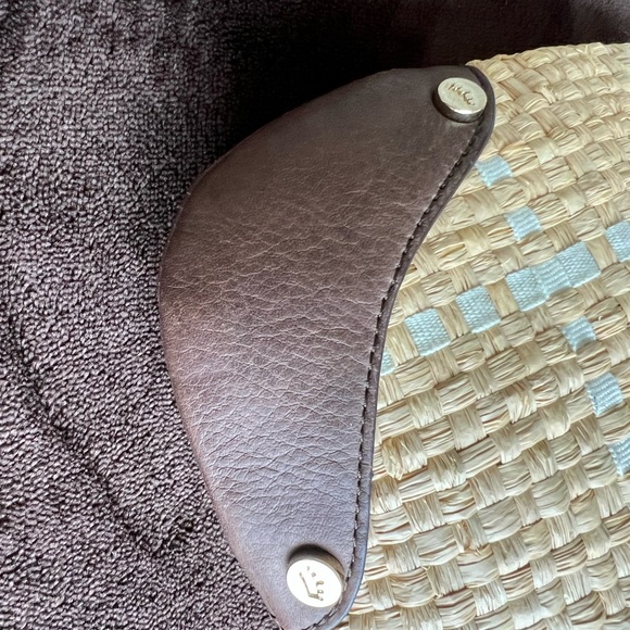 Elaine Turner Woven Straw Handbag ๐๐ - Picture 8 of 12